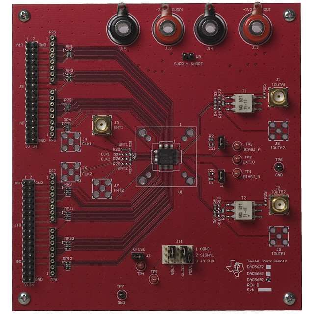 DAC5652EVM Texas Instruments  Cartes d'évaluation - Convertisseurs numériques-analogiques (DAC)